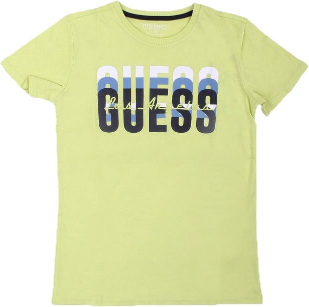 Guess T-shirts And Polos Lightgreen (lime) Groen
