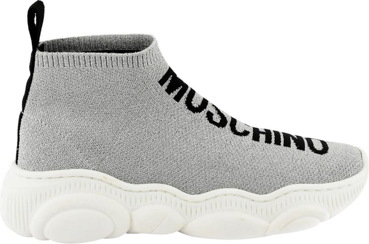 Moschino Low Sneakers 74470 Grey/Black Zwart