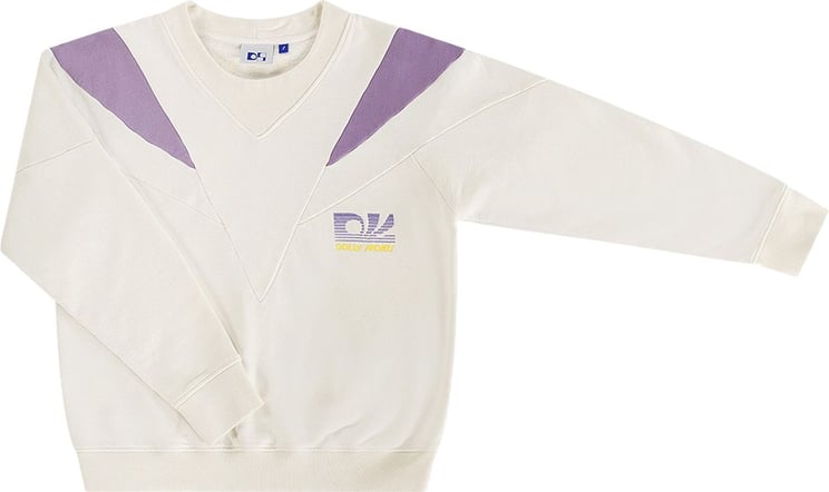 Dolly Sports Colourblock Sweater Wit Wit