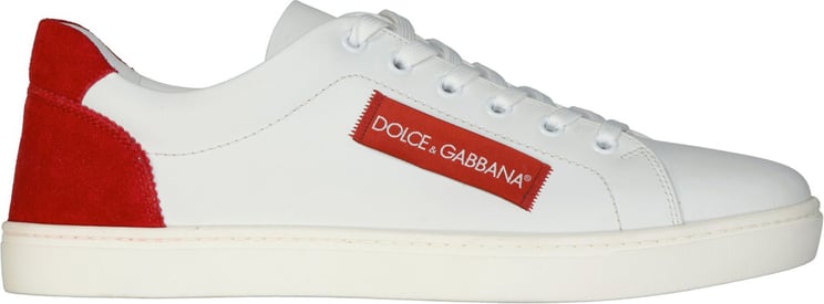 Dolce & Gabbana Dolce & Gabbana Leather Logo Sneakers Wit