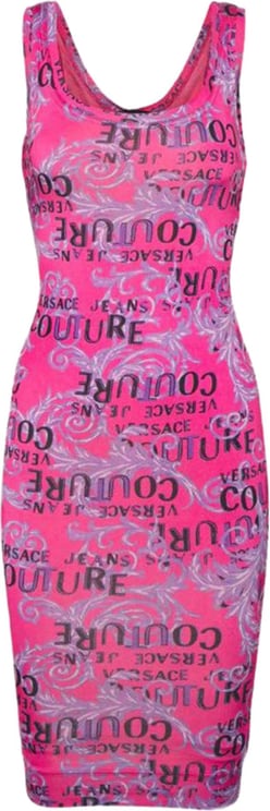 Versace Jeans Couture Midi jurken Roze