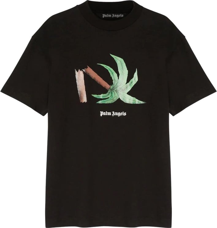 Palm Angels T-shirts and Polos Black Zwart