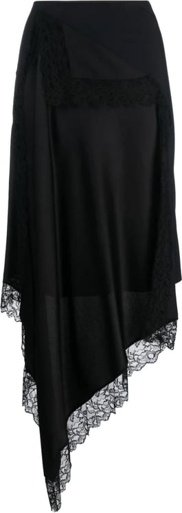 MM6 Maison Margiela Skirt Black Lace Zwart