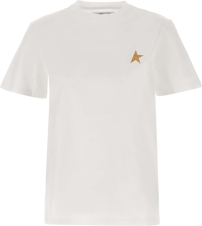 Golden Goose T-shirts And Polos White Goud