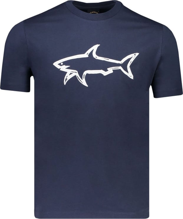 Paul & Shark T-shirt Blauw Blauw