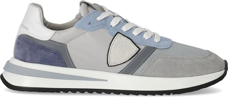 Philippe Model Tropez 2.1 Low Grey Light Blue Sneaker Gray Grijs