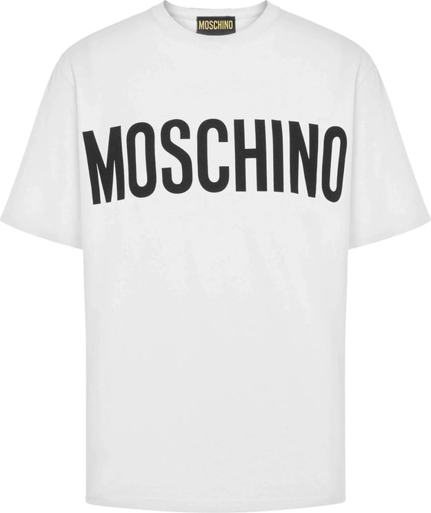 Moschino Logo T-shirt Wit Wit