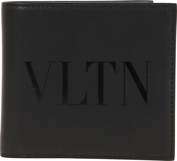 Valentino billfold wallet only card Zwart
