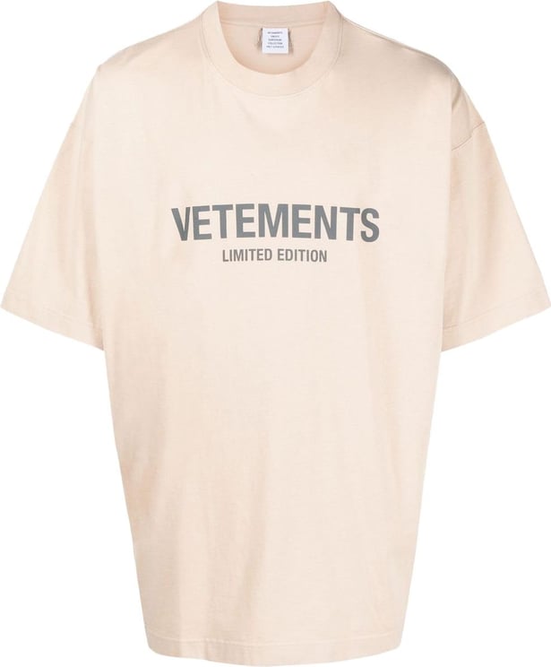 Vetements T-shirts And Polos Beige Beige