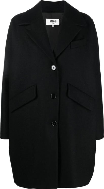 MM6 Maison Margiela Coats Black Zwart