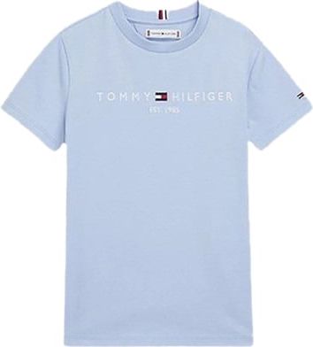 Tommy Hilfiger Unisex Essential T-Shirt Korte Mouwen Blauw
