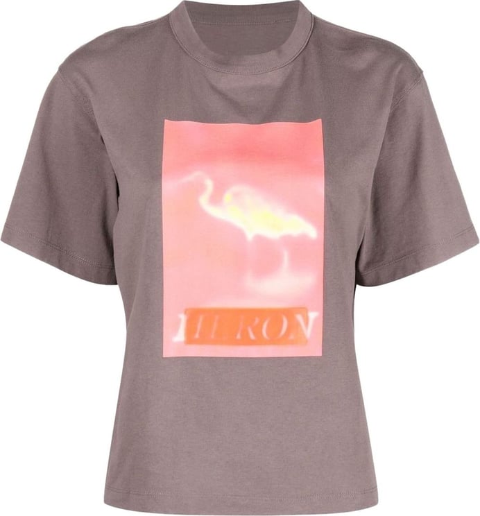 Heron Preston Heron Censored Logo T-shirt Grijs