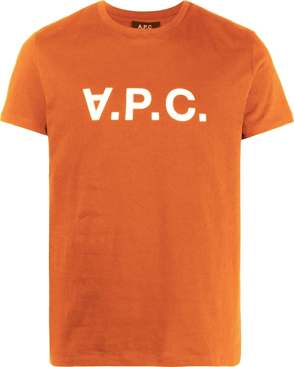 A.P.C. t shirt a logo imprime 34 Oranje
