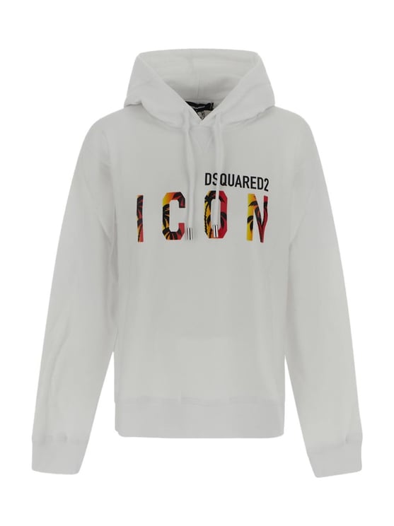 Dsquared2 Icon Sunset Hoodie Wit