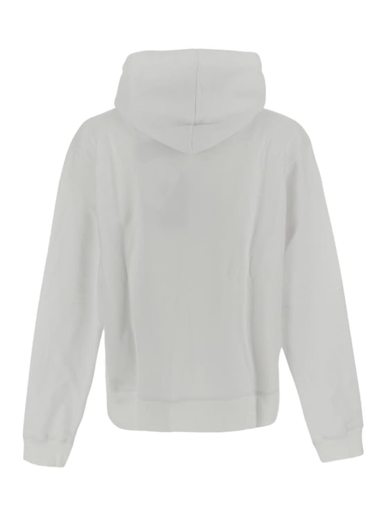 Dsquared2 Icon Cracked Hoodie Wit