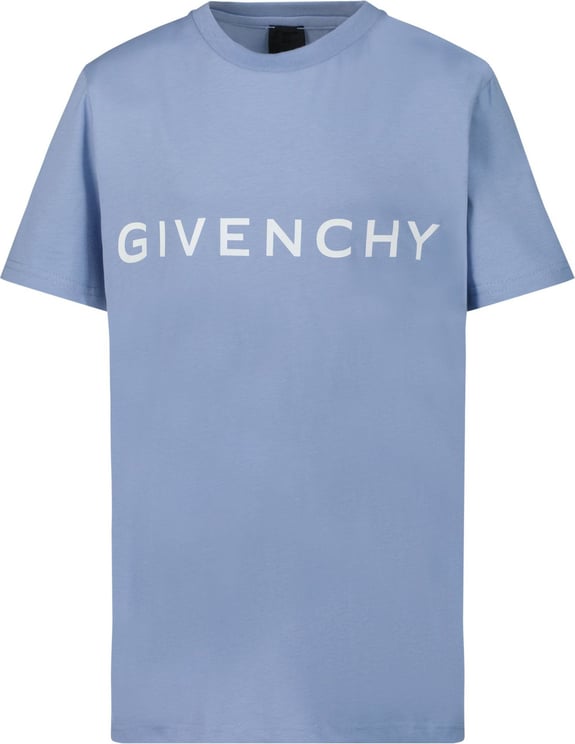 Givenchy Givenchy H25406 kinder t-shirt licht blauw Blauw