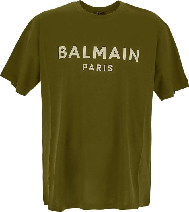 Balmain Logo T-shirt Bruin