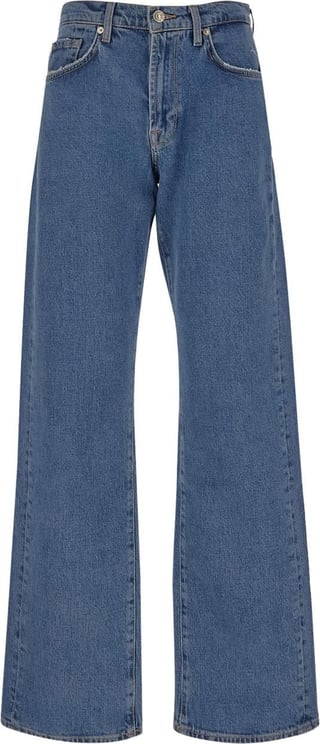 7 For All Mankind Tess Trouser Blauw