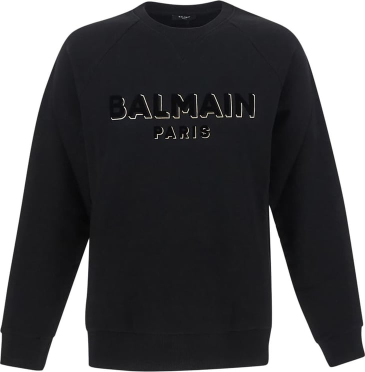 Balmain Logo Sweatshirt Zwart
