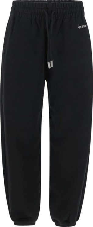 OFF-WHITE Black Logo Sweatpants Zwart