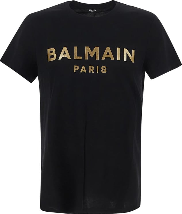 Balmain Logo T-shirt Zwart