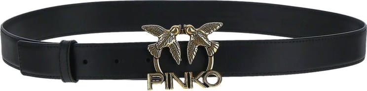 Pinko Love Birds Logo Belt Zwart