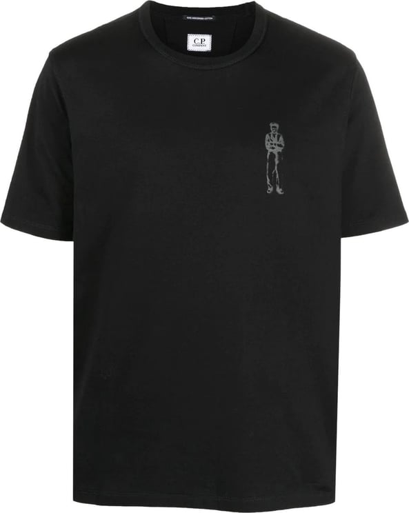 CP Company t shirt a logo imprime au dos 2 Zwart
