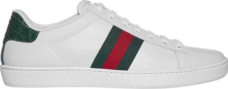 Gucci Gucci Leather Ace Sneakers Wit