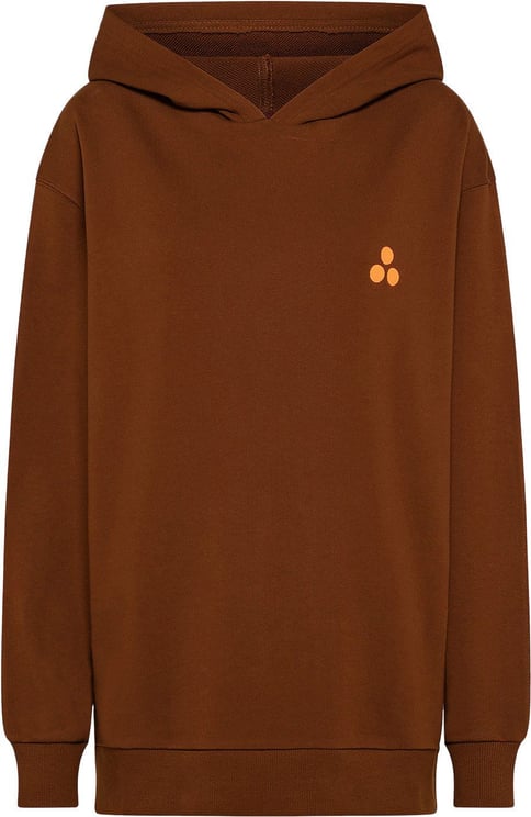 Peuterey PASADENA BLOCK - Sweatshirt van kleurblok katoen Bruin