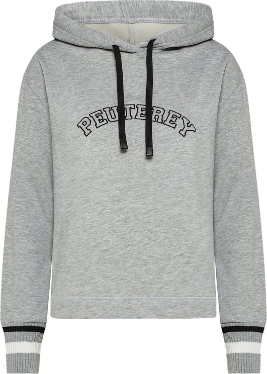 Peuterey TAMPA MEL - Gemêleerd sweatshirt met capuchon en logo-opschrift Grijs