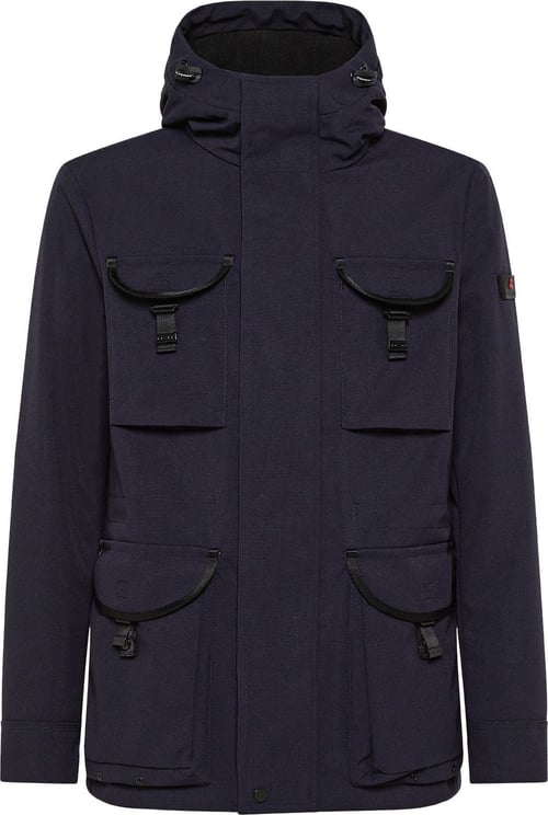Peuterey GAGARYN SI - Milieuvriendelijk field jacket met Primaloft vulling Blauw
