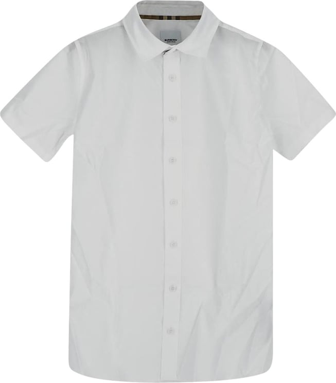 Burberry White Cotton Shirt Wit
