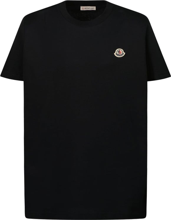 Moncler Moncler 8C00033 83907 kinder t-shirt zwart Zwart