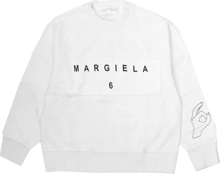 MM6 Maison Margiela Clothing Boy Knitwear Wit