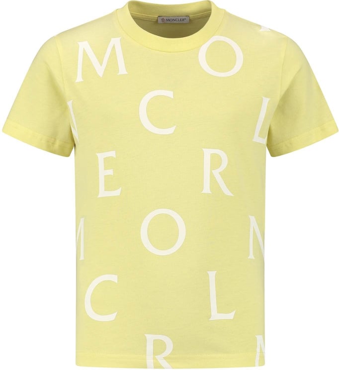 Moncler Ss T-shirt Geel