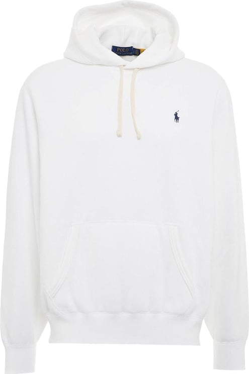 Ralph Lauren Hoodie With Logo Embroidery White Wit