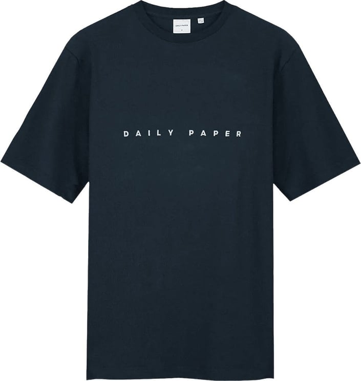 Daily Paper t shirt a logo brode 6 Blauw