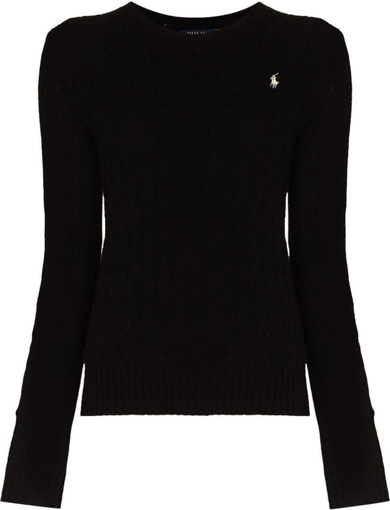 Ralph Lauren Julianna Classic Cable Sweater Zwart