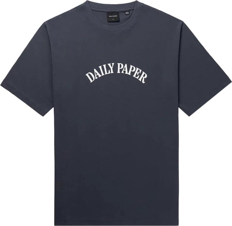 Daily Paper t shirt a logo imprime 50 Blauw