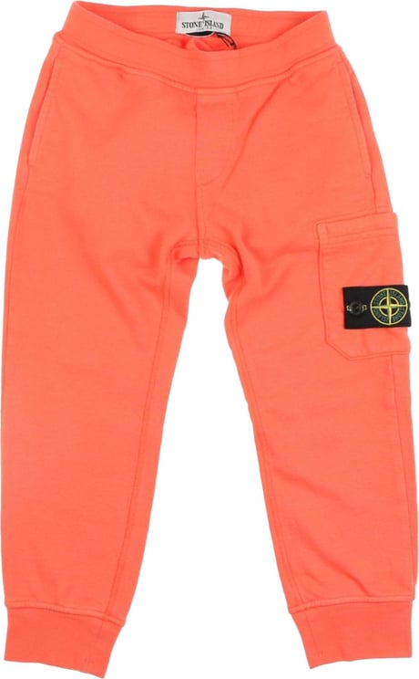 Stone Island Junior Sweatpants Coral Oranje