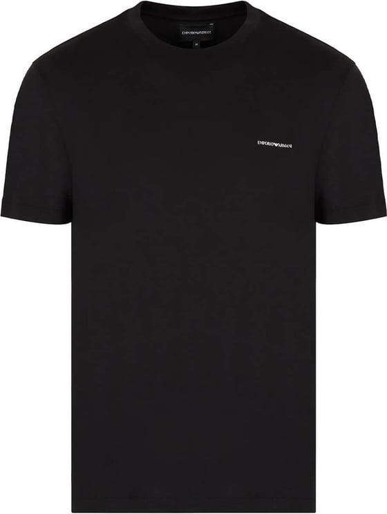 Emporio Armani Essential Black T-shirt Black Zwart