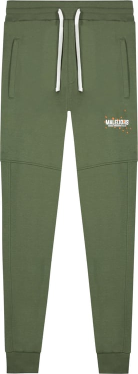 Malelions Men Members Club Trackpants - Army Groen