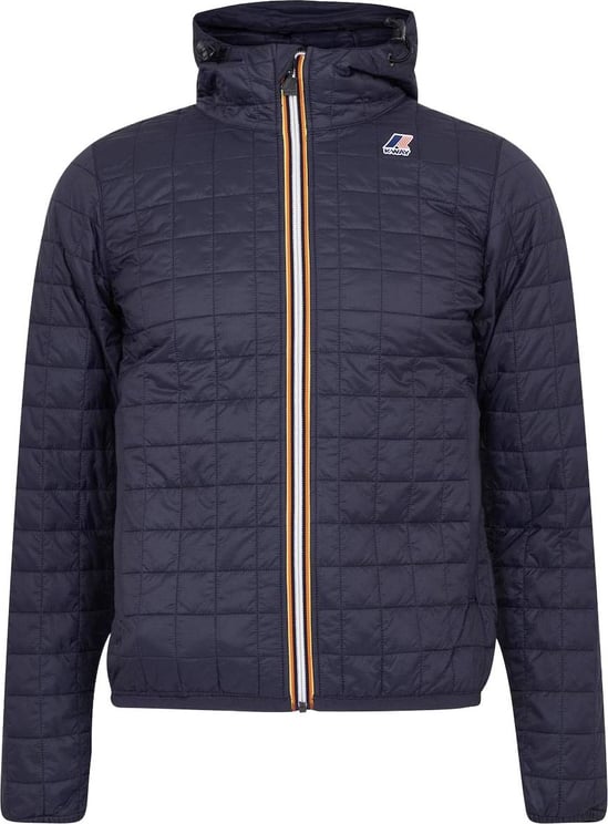 K-WAY Le Vrai 3.0 Claude Quilted Jacket Blauw