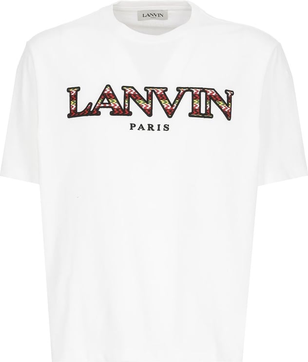 Lanvin T-shirts And Polos Optic White Wit