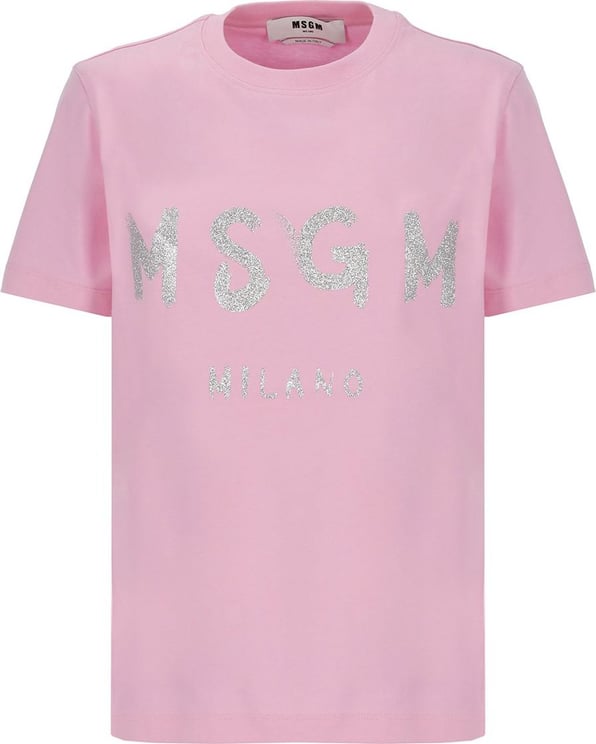 MSGM T-shirts And Polos Pink Neutraal