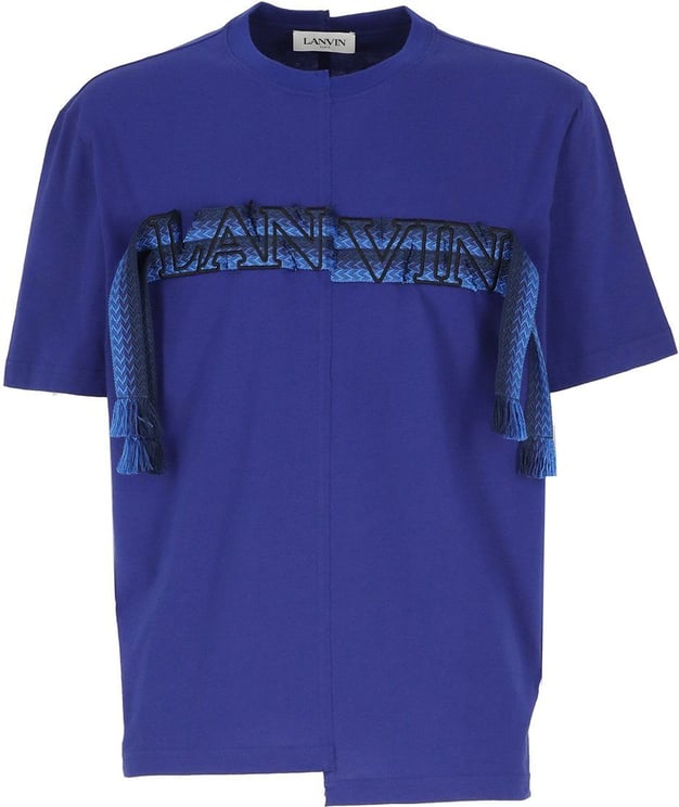 Lanvin T-shirts And Polos Majorelle Blue Blauw