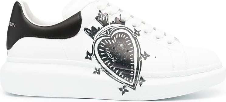 Alexander McQueen Alexander Mcqueen Leather Logo Sneakers Wit
