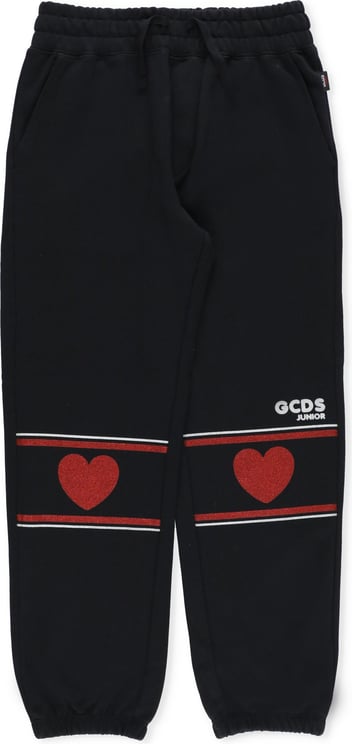 GCDS Trousers Nero/black Zwart