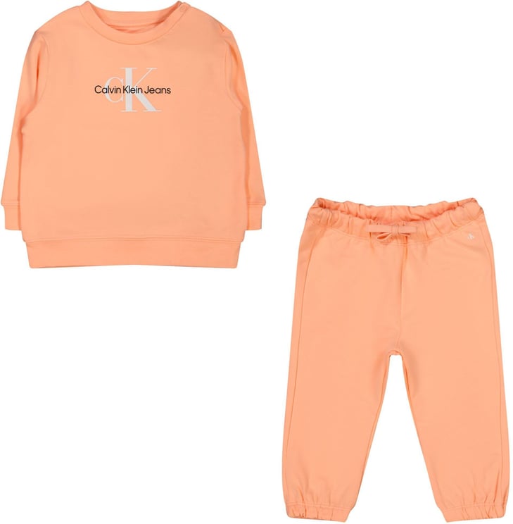 Calvin Klein Calvin Klein IN0IN00017 baby joggingpak zalm Oranje