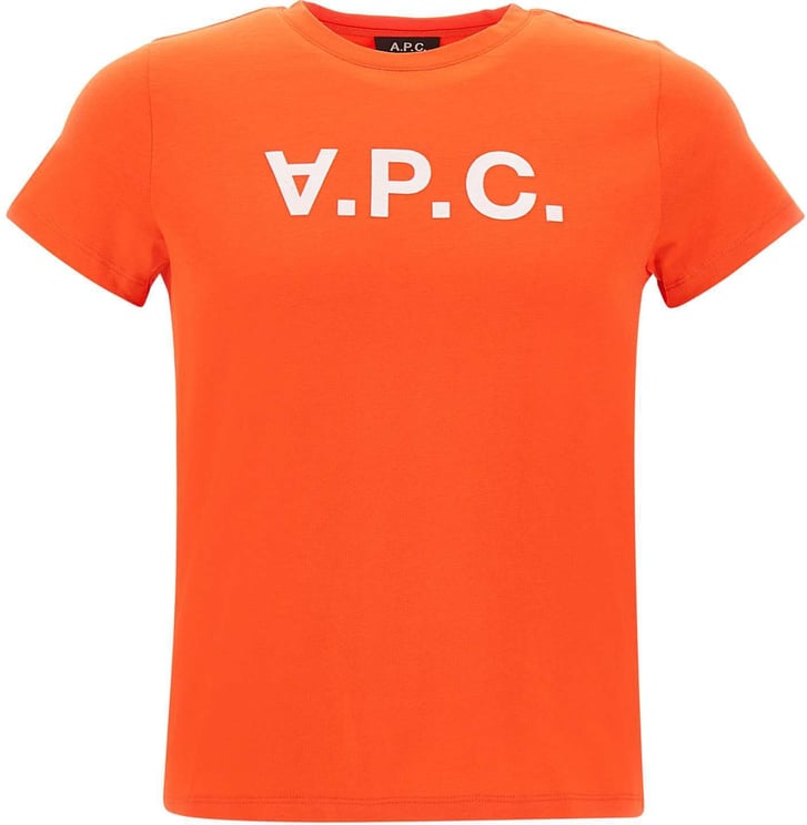 A.P.C. T-shirts And Polos Orange Oranje